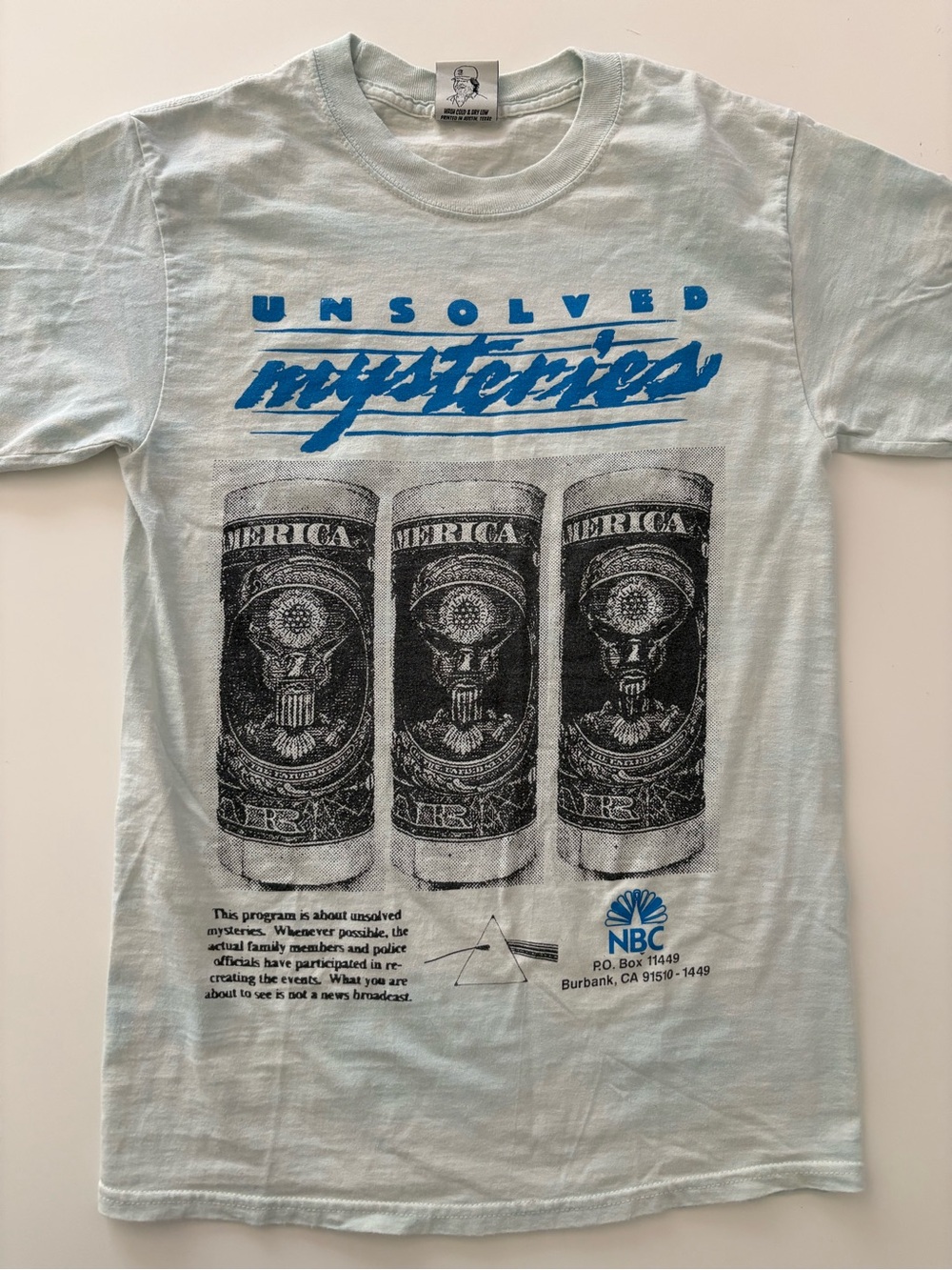 UV Color Changing Unsolved Mysteries Graphic Tee